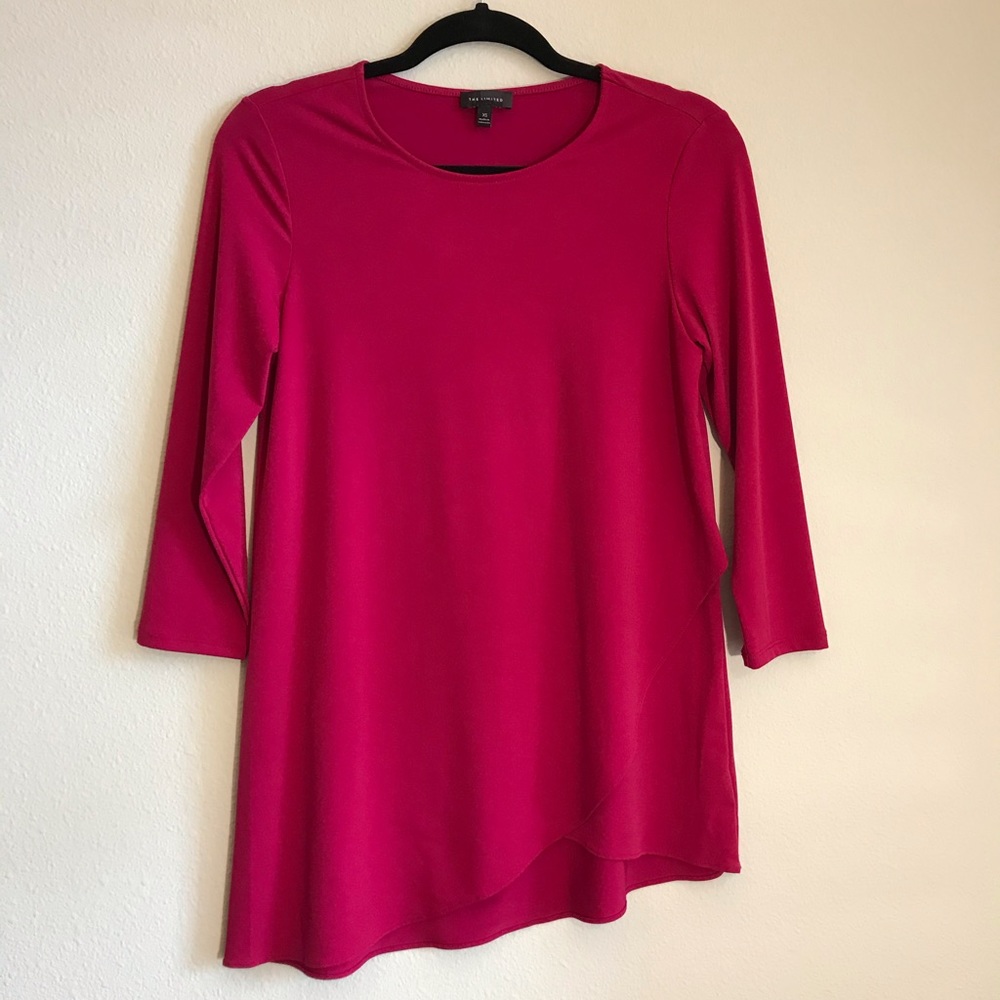 ⭐️FINAL SALE⭐️ The Limited Dark Pink Blouse Top